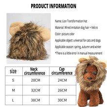 Load image into Gallery viewer, Lion Mane Cat Costume
